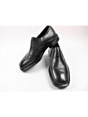 Alfani Men's Square Toe Black Oxfords slip on Dress Shoes Size 11 New